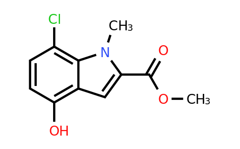CAS 1431634-12-6 | methyl 7-chloro-4-hydroxy-1-methyl-1H-indole-2-carboxylate