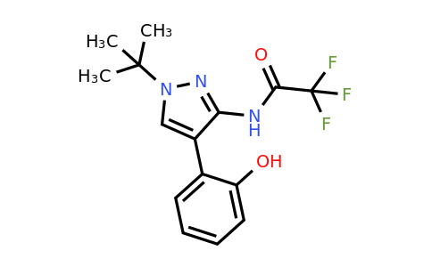 CAS 1431698-11-1 | N-(1-(tert-butyl)-4-(2-hydroxyphenyl)-1H-pyrazol-3-yl)-2,2,2-trifluoroacetamide