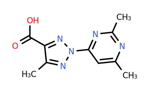 CAS 1431728-26-5 | 2-(2,6-Dimethylpyrimidin-4-yl)-5-methyl-2H-1,2,3-triazole-4-carboxylic acid