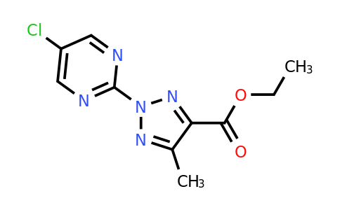 CAS 1431728-70-9 | Ethyl 2-(5-chloropyrimidin-2-yl)-5-methyl-2H-1,2,3-triazole-4-carboxylate