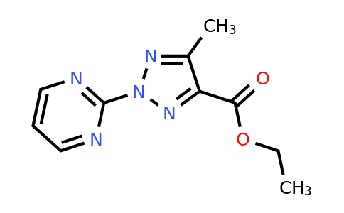 CAS 1431729-04-2 | Ethyl 5-methyl-2-(pyrimidin-2-yl)-2H-1,2,3-triazole-4-carboxylate