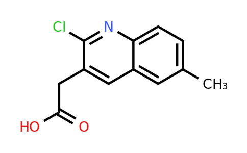 CAS 1431729-33-7 | 2-(2-Chloro-6-methylquinolin-3-yl)acetic acid