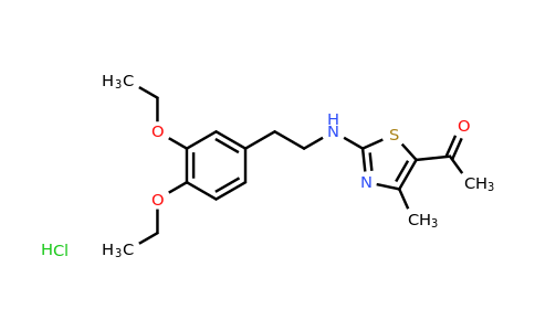 CAS 1431962-18-3 | 1-(2-{[2-(3,4-diethoxyphenyl)ethyl]amino}-4-methyl-1,3-thiazol-5-yl)ethan-1-one hydrochloride