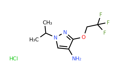CAS 1431962-34-3 | 1-(propan-2-yl)-3-(2,2,2-trifluoroethoxy)-1H-pyrazol-4-amine hydrochloride
