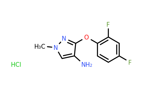 CAS 1431962-40-1 | 3-(2,4-difluorophenoxy)-1-methyl-1H-pyrazol-4-amine hydrochloride