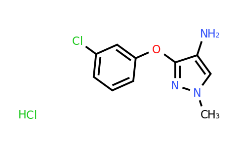CAS 1431962-41-2 | 3-(3-chlorophenoxy)-1-methyl-1H-pyrazol-4-amine hydrochloride
