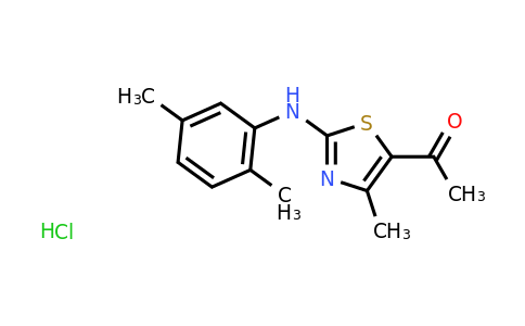 CAS 1431962-47-8 | 1-{2-[(2,5-dimethylphenyl)amino]-4-methyl-1,3-thiazol-5-yl}ethan-1-one hydrochloride