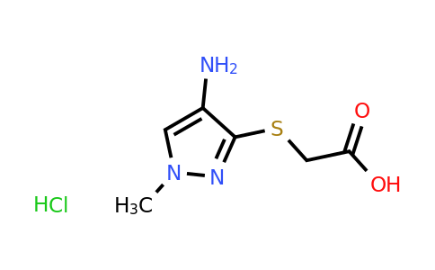 CAS 1431963-07-3 | 2-[(4-amino-1-methyl-1H-pyrazol-3-yl)sulfanyl]acetic acid hydrochloride