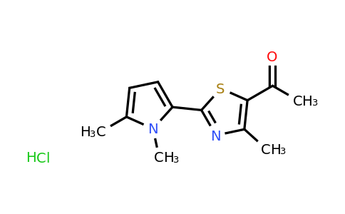 CAS 1431963-17-5 | 1-[2-(1,5-dimethyl-1H-pyrrol-2-yl)-4-methyl-1,3-thiazol-5-yl]ethan-1-one hydrochloride