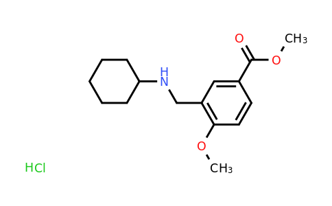 CAS 1431963-50-6 | methyl 3-[(cyclohexylamino)methyl]-4-methoxybenzoate hydrochloride