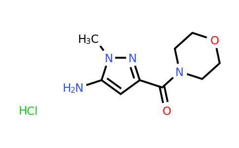 CAS 1431964-38-3 | 1-methyl-3-(morpholine-4-carbonyl)-1H-pyrazol-5-amine hydrochloride