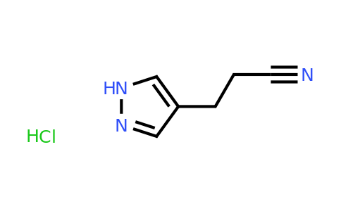 CAS 1431966-04-9 | 3-(1H-pyrazol-4-yl)propanenitrile hydrochloride