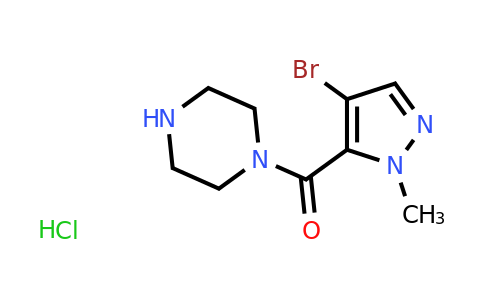 CAS 1431966-28-7 | 1-(4-bromo-1-methyl-1H-pyrazole-5-carbonyl)piperazine hydrochloride