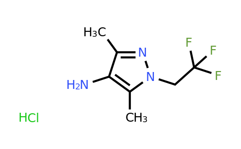 CAS 1431966-31-2 | 3,5-Dimethyl-1-(2,2,2-trifluoroethyl)-1H-pyrazol-4-amine hydrochloride