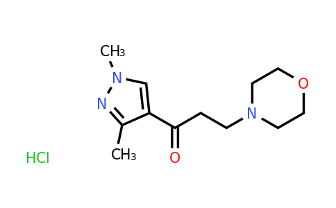 CAS 1431966-76-5 | 1-(1,3-dimethyl-1H-pyrazol-4-yl)-3-(morpholin-4-yl)propan-1-one hydrochloride