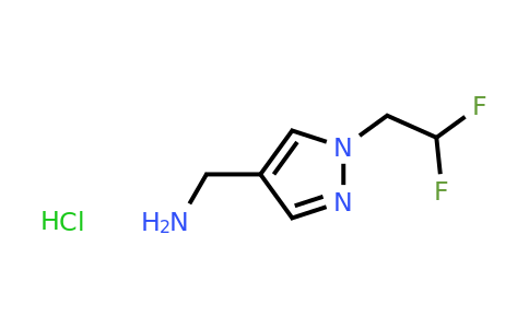 CAS 1431969-89-9 | [1-(2,2-difluoroethyl)-1H-pyrazol-4-yl]methanamine hydrochloride