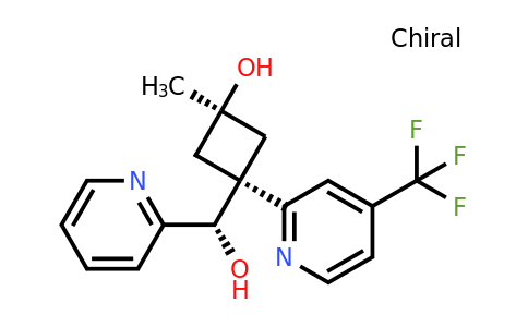CAS 1432051-63-2 | (αS)-α-[cis-3-Hydroxy-3-methyl-1-[4-(trifluoromethyl)-2-pyridinyl]cyclobutyl]-2-pyridinemethanol