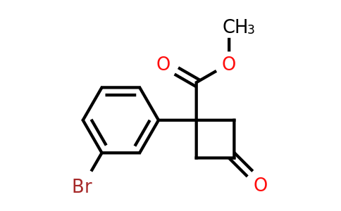 CAS 1432060-53-1 | methyl 1-(3-bromophenyl)-3-oxocyclobutane-1-carboxylate