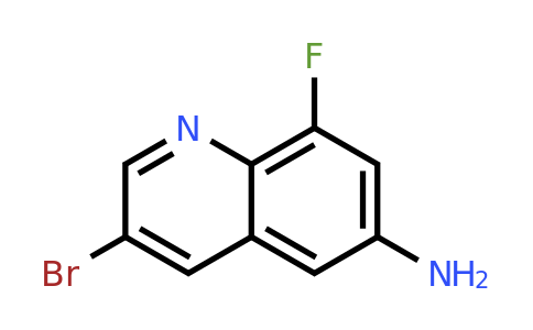 CAS 1432323-09-5 | 3-Bromo-8-fluoroquinolin-6-amine