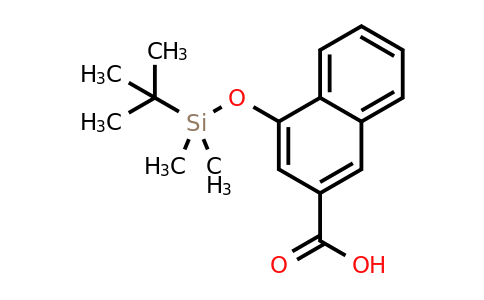 CAS 1432677-83-2 | 4-[(tert-butyldimethylsilyl)oxy]naphthalene-2-carboxylic acid