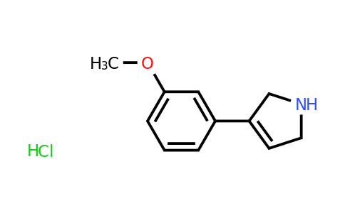 CAS 1432678-10-8 | 3-(3-methoxyphenyl)-2,5-dihydro-1H-pyrrole hydrochloride