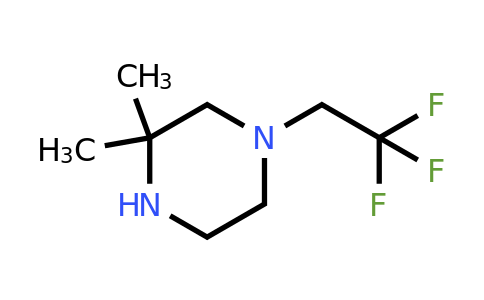 CAS 1432678-44-8 | 3,3-dimethyl-1-(2,2,2-trifluoroethyl)piperazine