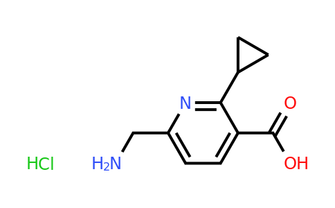 CAS 1432678-88-0 | 6-(aminomethyl)-2-cyclopropylpyridine-3-carboxylic acid hydrochloride