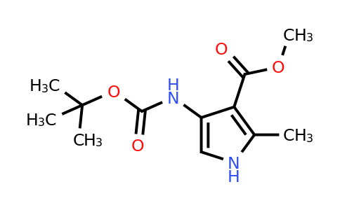 CAS 1432678-96-0 | methyl 4-{[(tert-butoxy)carbonyl]amino}-2-methyl-1H-pyrrole-3-carboxylate