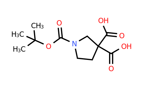 CAS 1432679-01-0 | 1-[(tert-butoxy)carbonyl]pyrrolidine-3,3-dicarboxylic acid