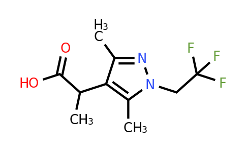 CAS 1432679-18-9 | 2-[3,5-dimethyl-1-(2,2,2-trifluoroethyl)-1H-pyrazol-4-yl]propanoic acid