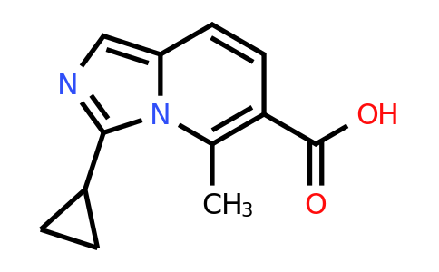 CAS 1432679-42-9 | 3-cyclopropyl-5-methylimidazo[1,5-a]pyridine-6-carboxylic acid