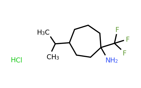 CAS 1432679-57-6 | 4-(propan-2-yl)-1-(trifluoromethyl)cycloheptan-1-amine hydrochloride