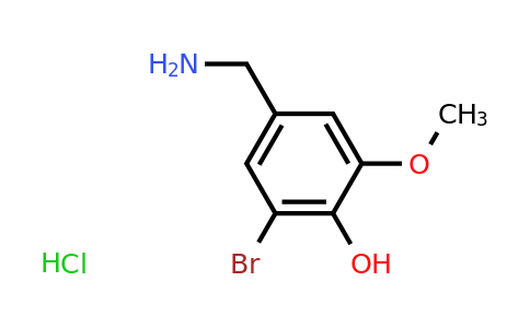 CAS 1432679-67-8 | 4-(aminomethyl)-2-bromo-6-methoxyphenol hydrochloride
