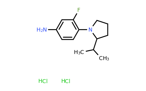 CAS 1432679-70-3 | 3-fluoro-4-[2-(propan-2-yl)pyrrolidin-1-yl]aniline dihydrochloride