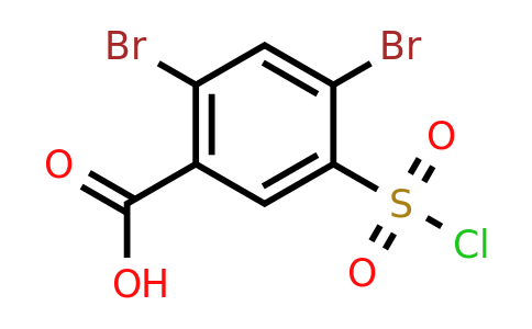 CAS 1432679-77-0 | 2,4-dibromo-5-(chlorosulfonyl)benzoic acid