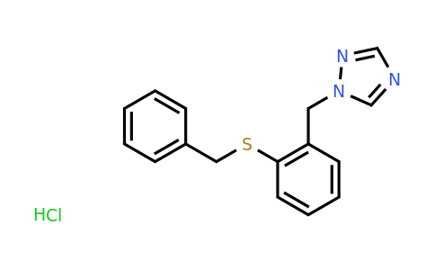 CAS 1432679-82-7 | 1-{[2-(benzylsulfanyl)phenyl]methyl}-1H-1,2,4-triazole hydrochloride