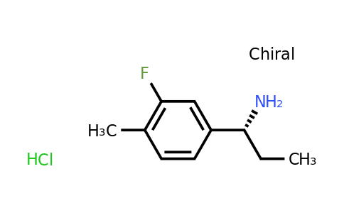 CAS 1432679-89-4 | (1R)-1-(3-fluoro-4-methylphenyl)propan-1-amine hydrochloride