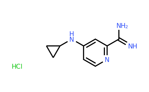 CAS 1432679-95-2 | 4-(cyclopropylamino)pyridine-2-carboximidamide hydrochloride