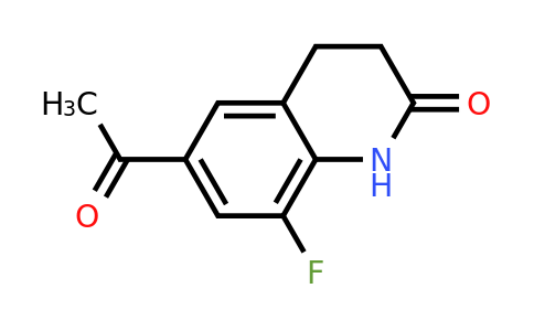 CAS 143268-80-8 | 6-acetyl-8-fluoro-3,4-dihydroquinolin-2(1H)-one