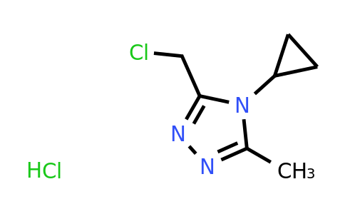 CAS 1432680-03-9 | 3-(chloromethyl)-4-cyclopropyl-5-methyl-4H-1,2,4-triazole hydrochloride