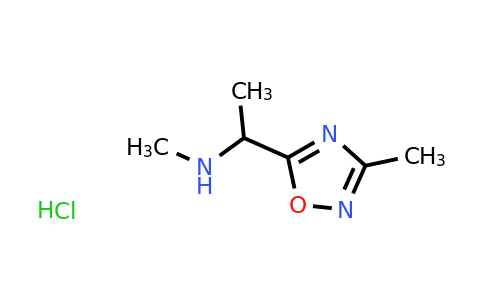 CAS 1432680-05-1 | methyl[1-(3-methyl-1,2,4-oxadiazol-5-yl)ethyl]amine hydrochloride