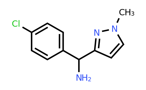 CAS 1432680-19-7 | (4-chlorophenyl)(1-methyl-1H-pyrazol-3-yl)methanamine