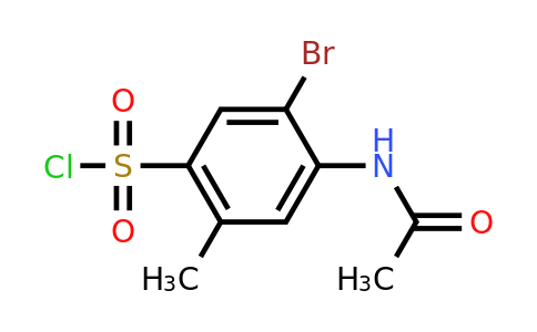 CAS 1432680-21-1 | 5-bromo-4-acetamido-2-methylbenzene-1-sulfonyl chloride
