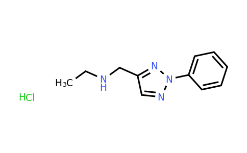 CAS 1432680-38-0 | ethyl[(2-phenyl-2H-1,2,3-triazol-4-yl)methyl]amine hydrochloride