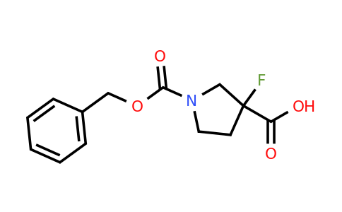 CAS 1432680-43-7 | 1-[(benzyloxy)carbonyl]-3-fluoropyrrolidine-3-carboxylic acid