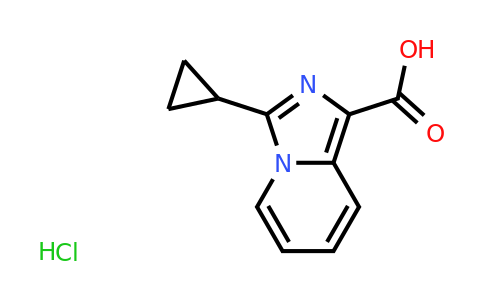 CAS 1432680-44-8 | 3-cyclopropylimidazo[1,5-a]pyridine-1-carboxylic acid hydrochloride