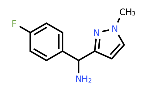 CAS 1432680-49-3 | (4-fluorophenyl)(1-methyl-1H-pyrazol-3-yl)methanamine
