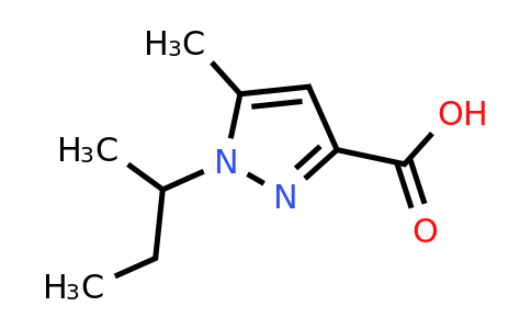 CAS 1432680-57-3 | 1-(butan-2-yl)-5-methyl-1H-pyrazole-3-carboxylic acid