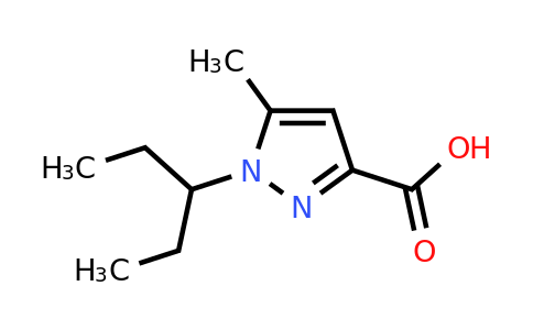 CAS 1432680-78-8 | 5-methyl-1-(pentan-3-yl)-1H-pyrazole-3-carboxylic acid