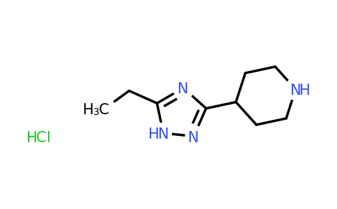 CAS 1432680-84-6 | 4-(5-ethyl-1H-1,2,4-triazol-3-yl)piperidine hydrochloride